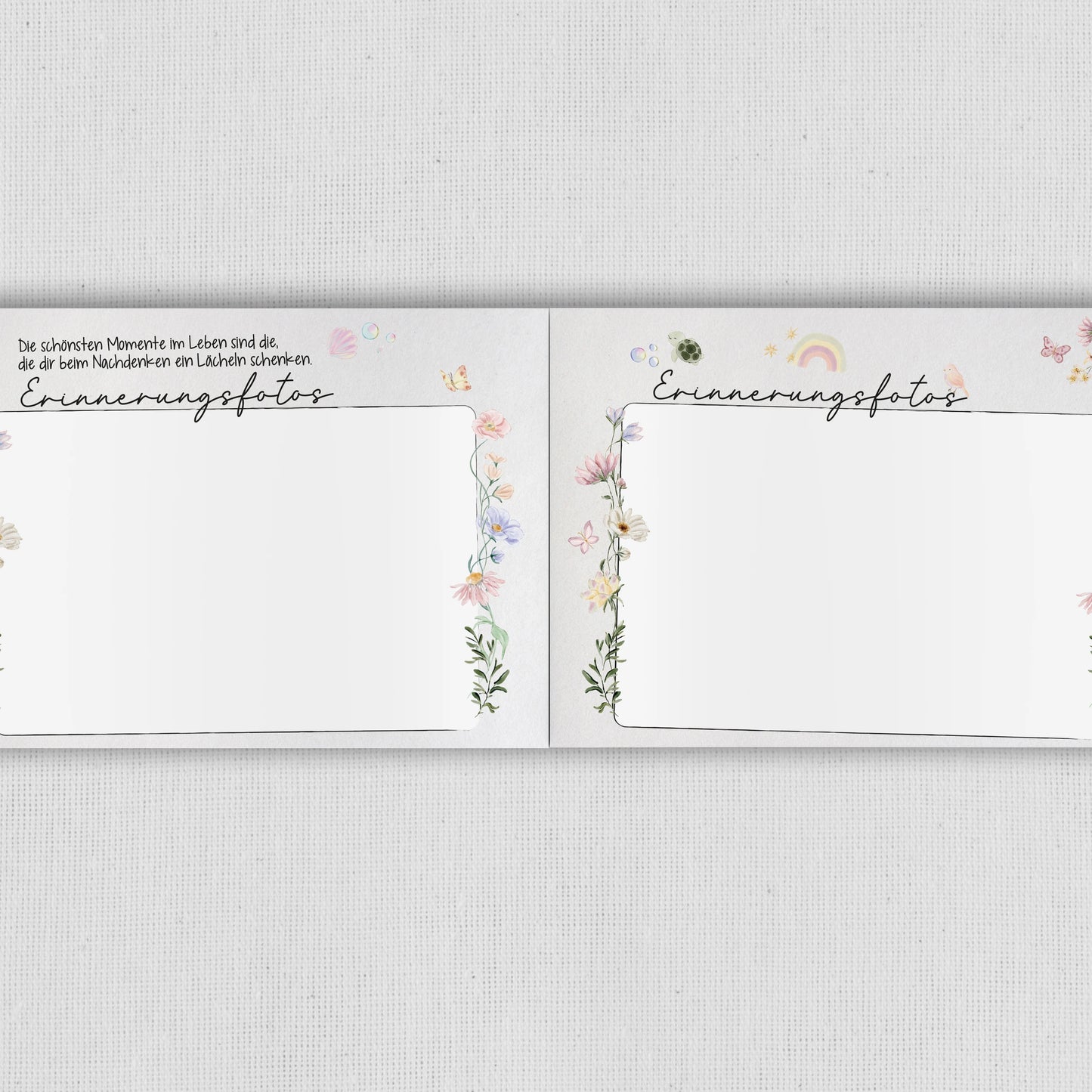 Freundebuch "Mädchentraum"- perfekt als Geschenkidee für alle, die Einhörner, Meerjungfrauen und Feen lieben