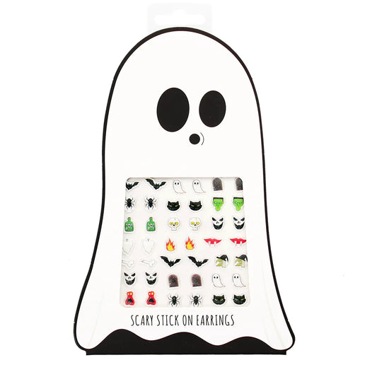 Klebeohrringe „Spooky“  für Halloween von Rex London, 30 Stück