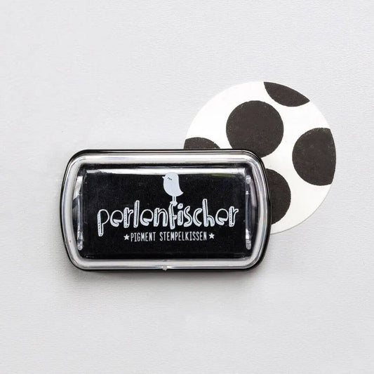 Mini Stempelkissen "Schwarz" von Perlenfischer