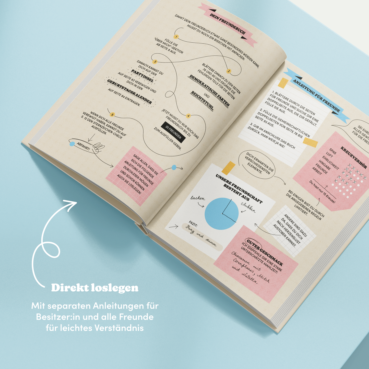 Freundebuch für Erwachsene von Simon & Jan