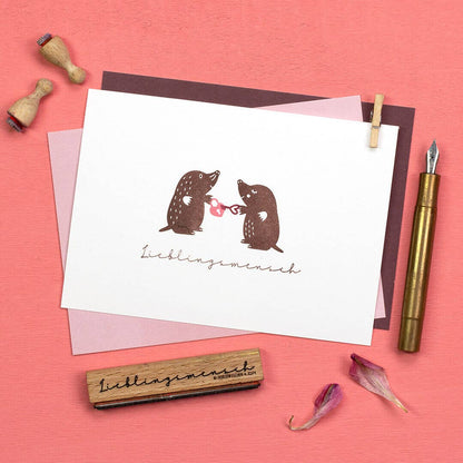 "Mole Man" stamp by Perlenfischer