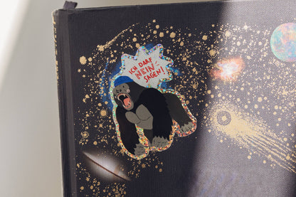 Gorilla-Glitzersticker "Ich darf Nein sagen" von Liesel Wicht