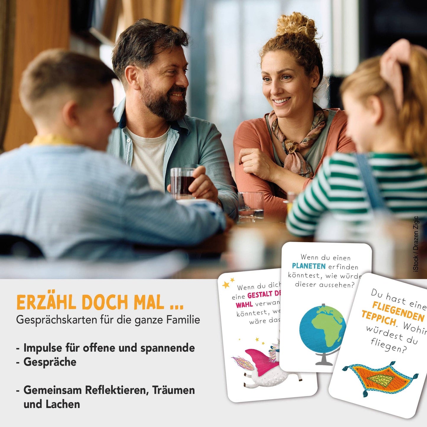 "Erzähl doch mal" - Gesprächskarten für Kinder von Rüsselfuchs
