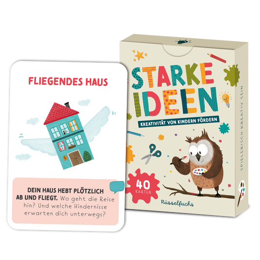 "Starke Ideen" - Kreativität von Kindern fördern - Ideenkarten von Rüsselfuchs