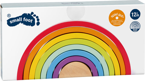 Bunter Holzregenbogen zum Spielen für Kinder ab 12 Monaten