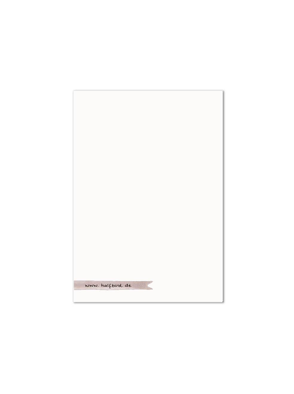 Halfbird - Postkarte "Kinder kommt nörgeln"