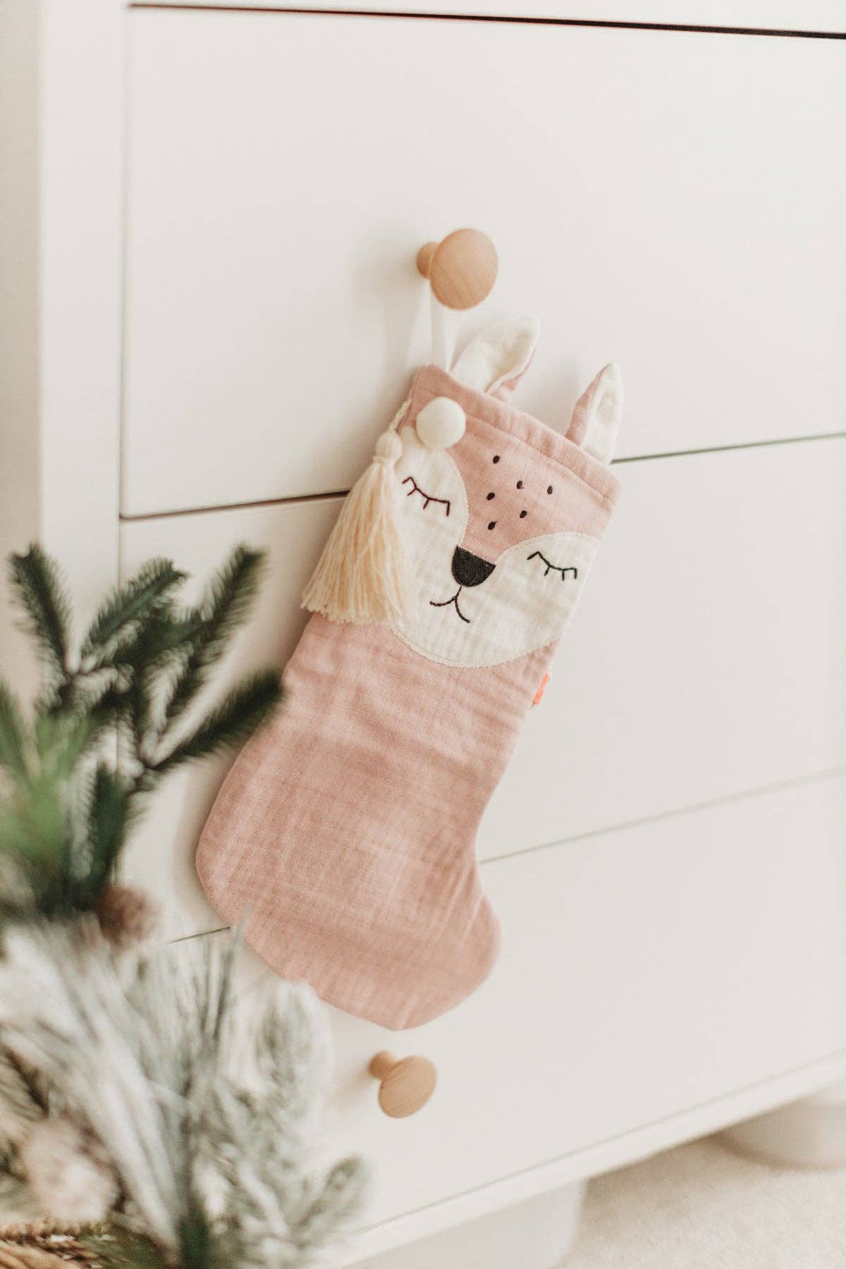 Rosa Nikolausstiefel "Rehkitz" von Kikadu