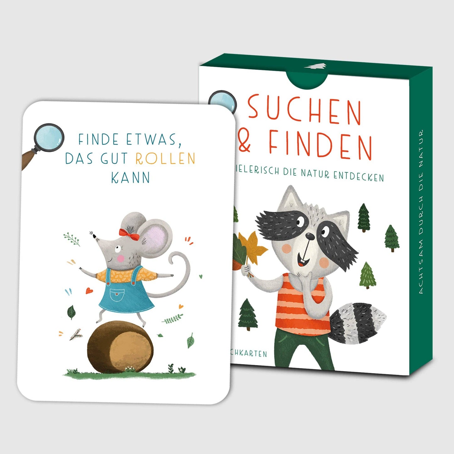"Suchen & Finden" - Liebevoll illustrierte Karten für die Wald-Schatzsuche von Rüsselfuchs