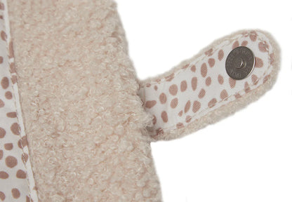 Beige "Boucle" U-Heft Hülle für das Untersuchungsheft