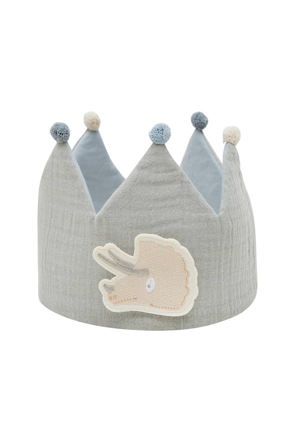 Blaue Geburtstagskrone "Blue" mit Patches von 1-10 von Leevje