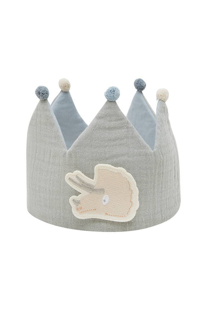 Blaue Geburtstagskrone "Blue" mit Patches von 1-10 von Leevje