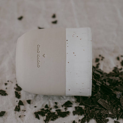 "Ciao Kakao" Tasse aus Steingut von Eulenschnitt