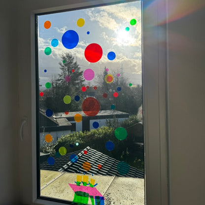 Vorbestellung: Wiederverwendbares Konfetti für das Fenster (ca. 40 Stück)