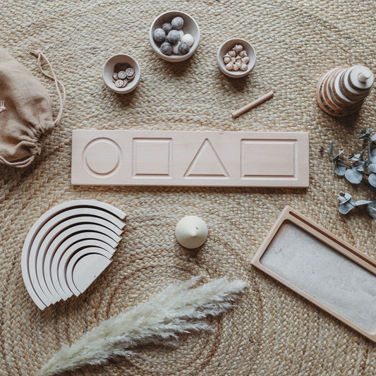 Formen-Tafeln nach Maria Montessori