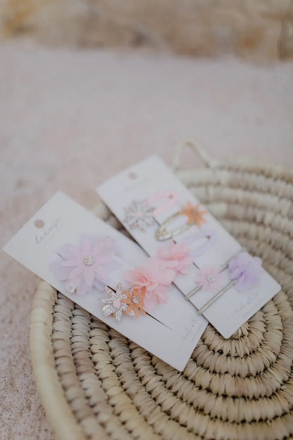 Haarspangen "Flower Power Mix" von Leevje