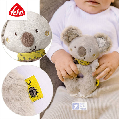 Koala-Greifling von Fehn - Motorikspielzeug mit Rassel