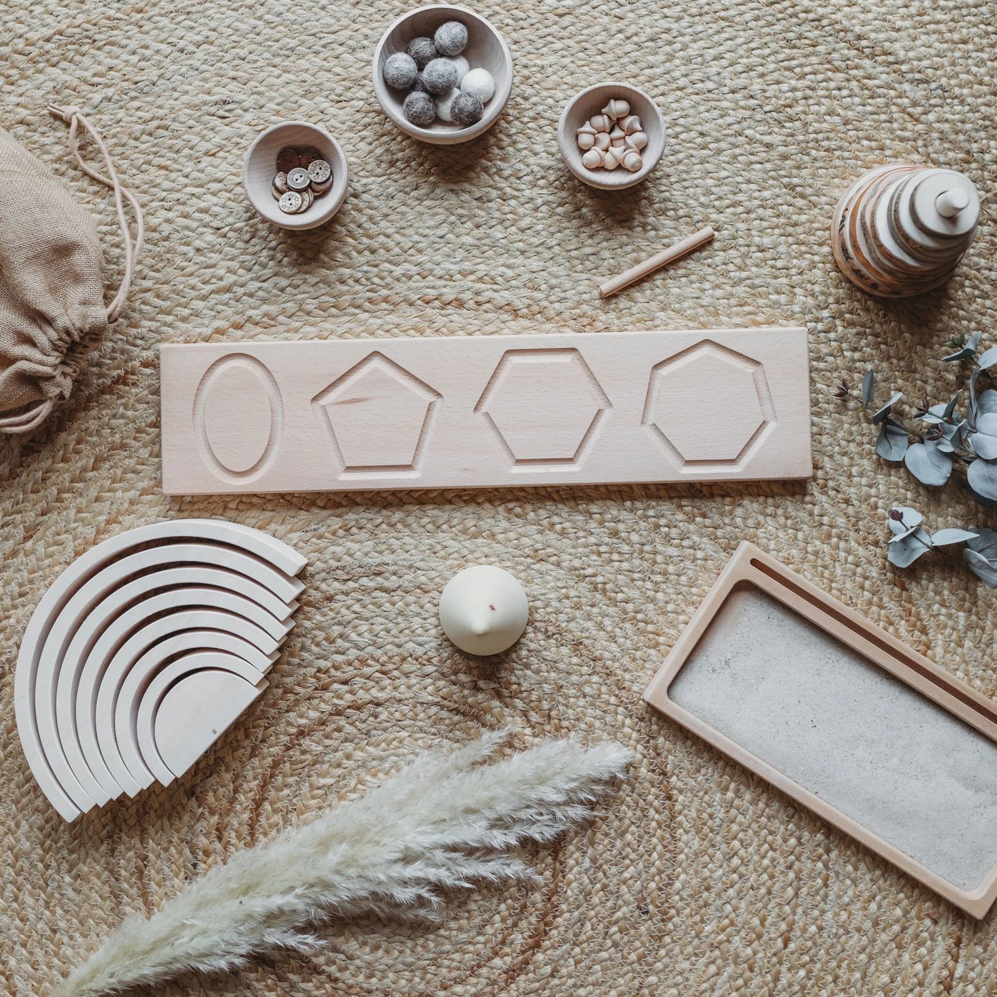 Formen-Tafeln nach Maria Montessori