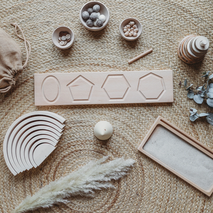 Formen-Tafeln nach Maria Montessori