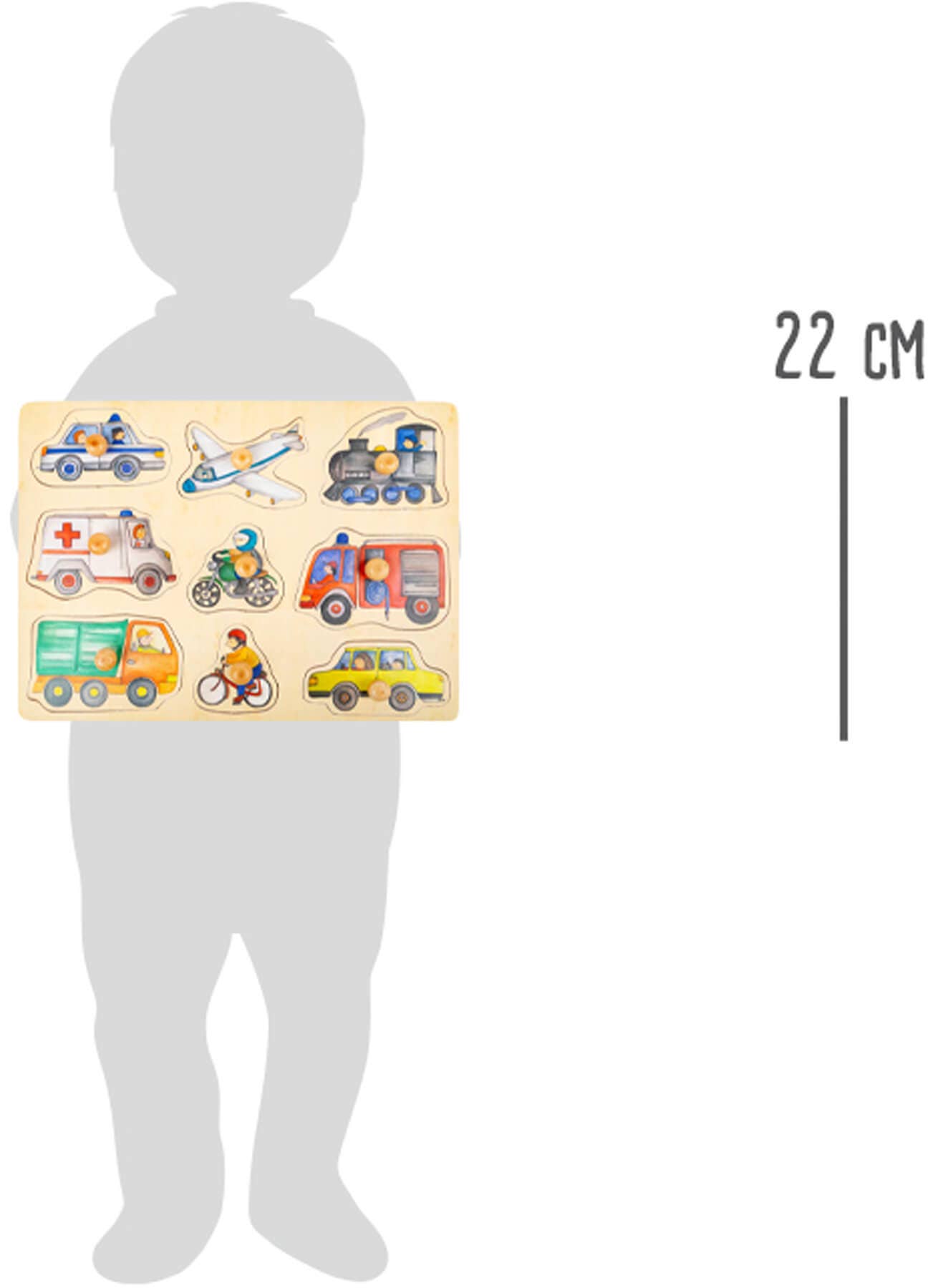 Wooden Puzzle "City Vehicles" by Small Foot