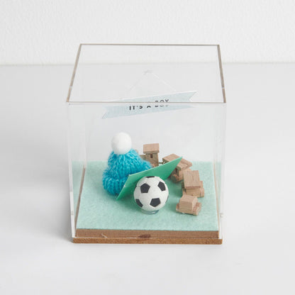 Miniatur-Fussball als Zubehör für die Wichtelwelt (2,3cm)