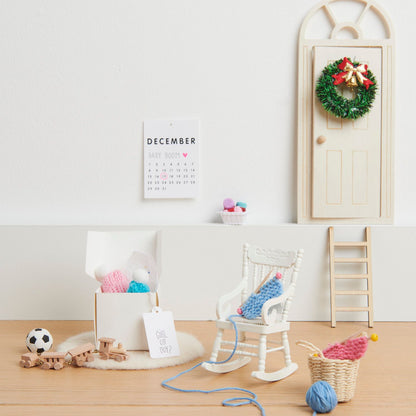 Miniatur-Fussball als Zubehör für die Wichtelwelt (2,3cm)