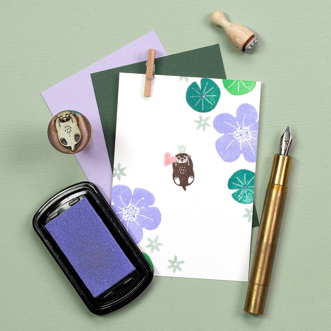 Stempel "Otterbaby" van Perlenfischer