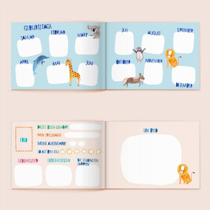 Hardcover-Freundebuch "Kindergarten" von Frau Ottilie