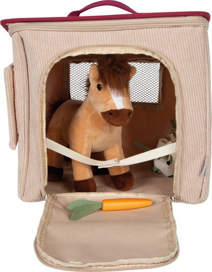 "Pferd mit Stall und Zubehör" Kinderspielzeug aus Holz von Small Foot