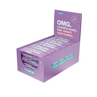 Dunkle Schoko Erdnuss - Riegel von Treatfuls