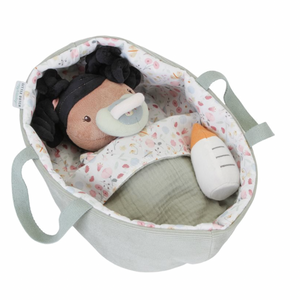 Grünes Puppenset "Evi" mit Zubehör von Little Dutch