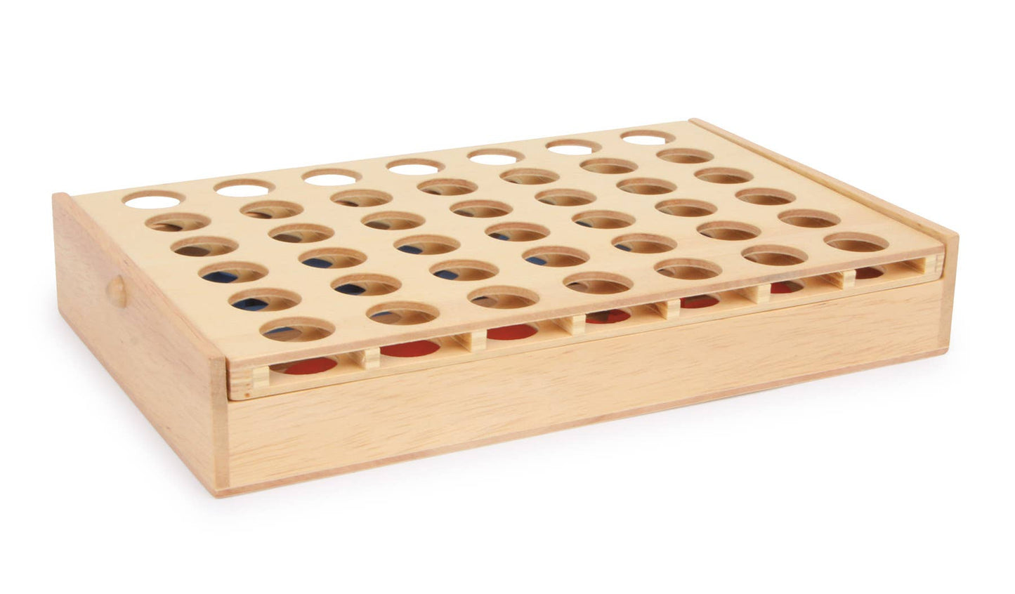 Spiel "Vier gewinnt" aus Holz von Small Foot
