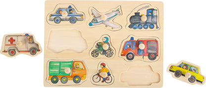 Wooden Puzzle "City Vehicles" by Small Foot
