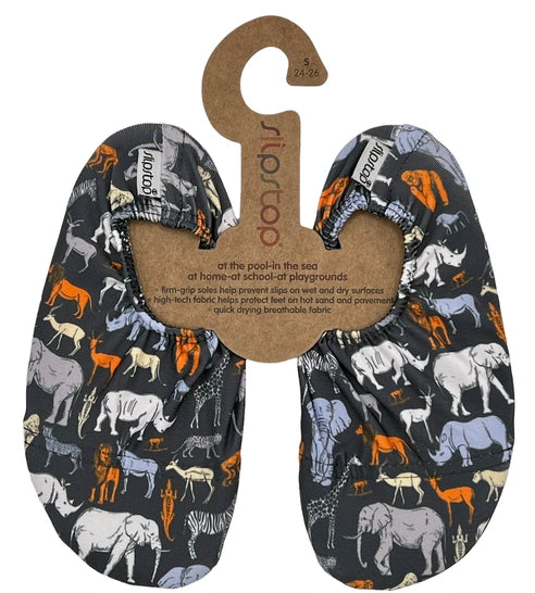 Slip Stop Schuhe "Savana" mit Safari-Motiv - perfekt für Wasser, Strand und Co.