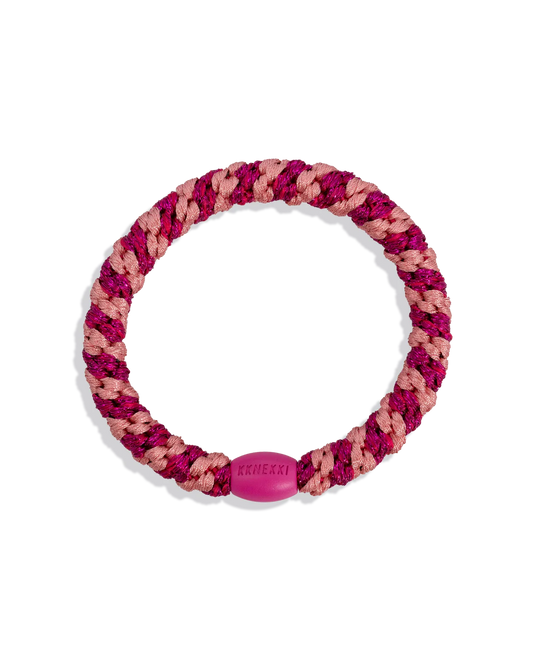 Kknekki "Stripe Faded rose electric pink glitter" in Rosa und Pink-Glitzer