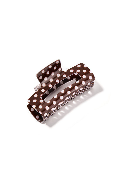 Haarklammer mit Polka Dots, verschiedene Farben – Braun