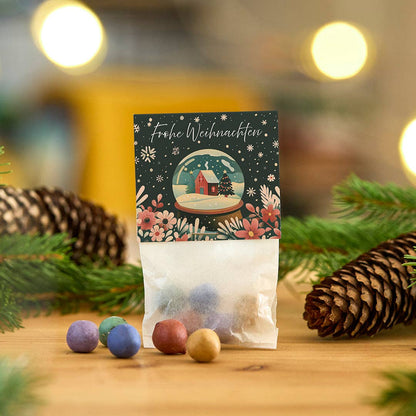 Blumenmurmeln "Frohe Weihnachten" von Stadtgärtner