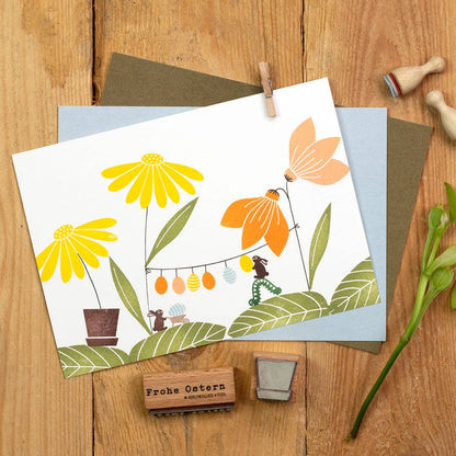 "Sun Hat" Stamp by Perlenfischer
