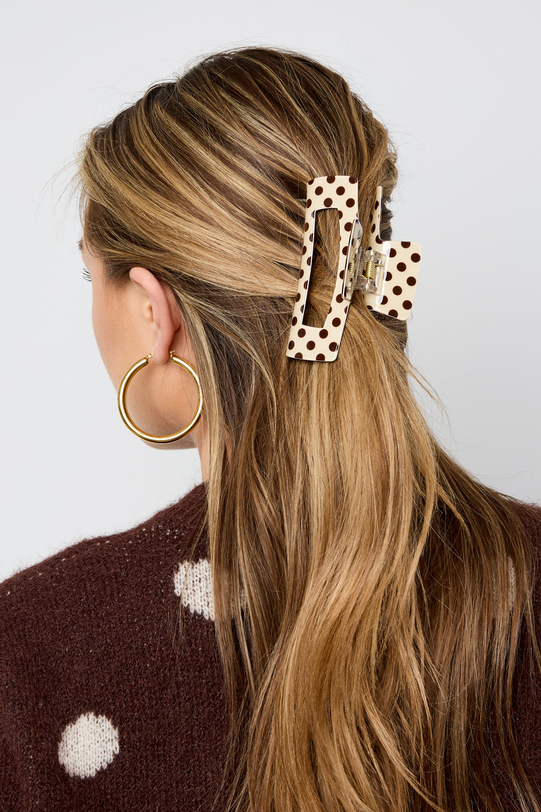 Haarklammer mit Polka Dots, verschiedene Farben