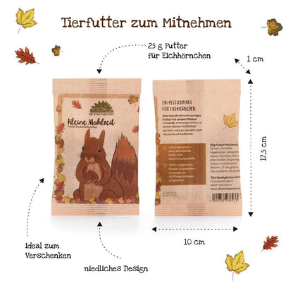 Kleine Mahlzeit für Eichhörnchen von Stadtgärtner