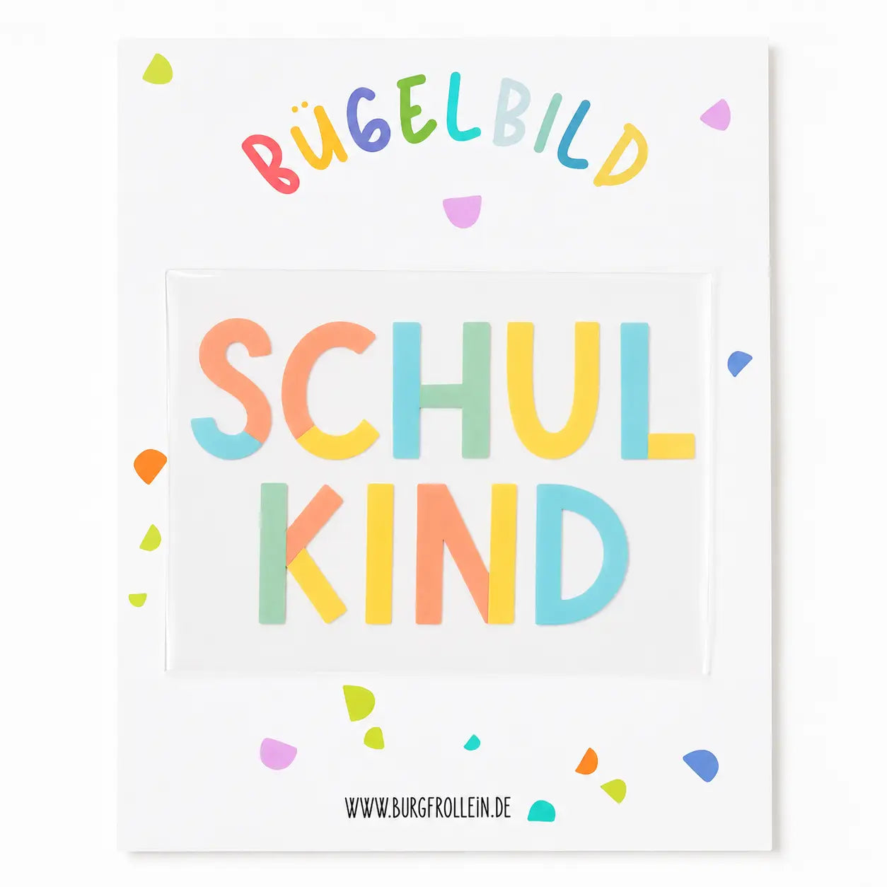 Bügelbild "Schulkind" zum Aufbügeln (A6)