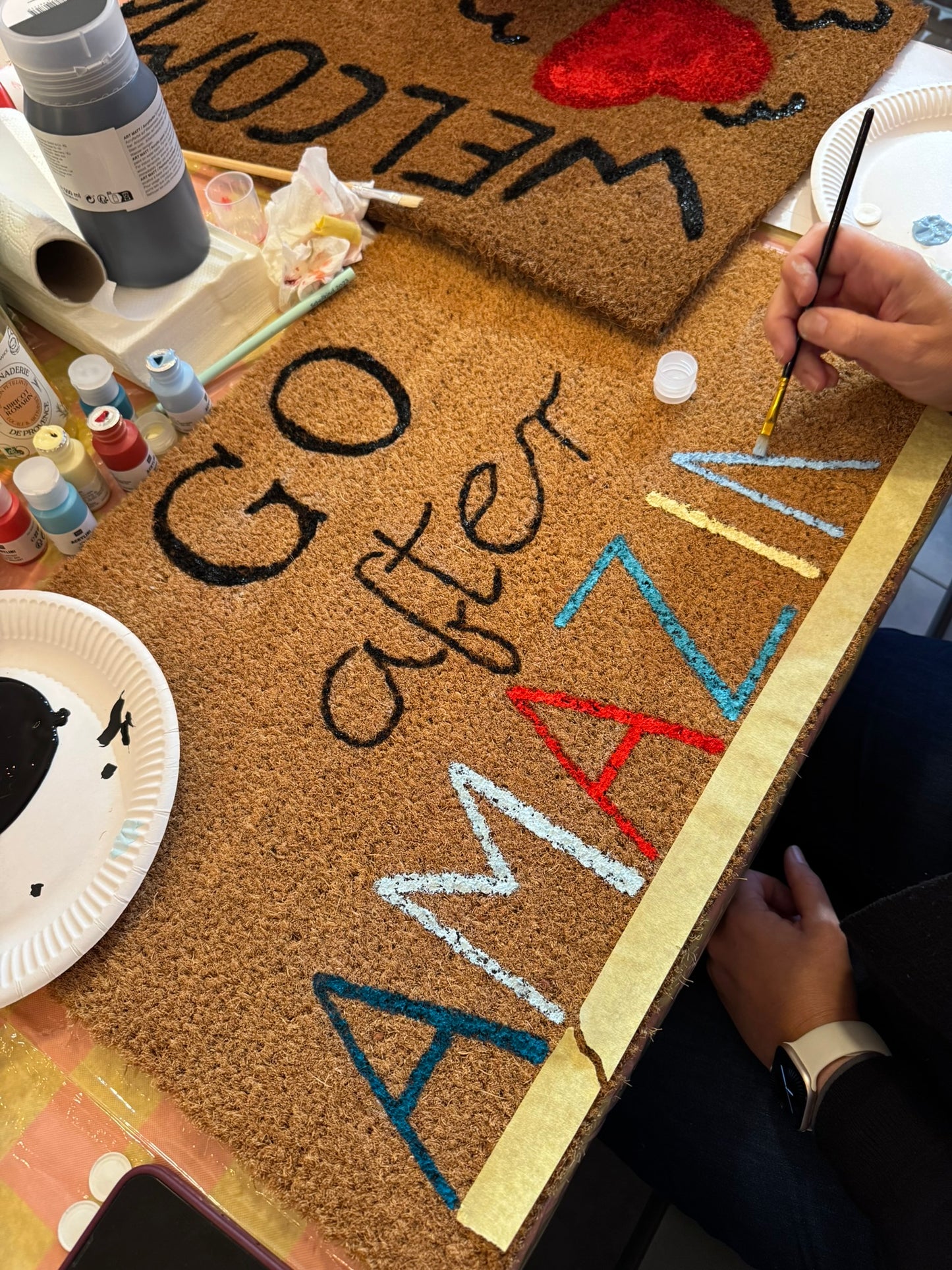 Workshop: Welkomstmat zelf ontwerpen in Auenland (Stolberg) (25.03.2026)