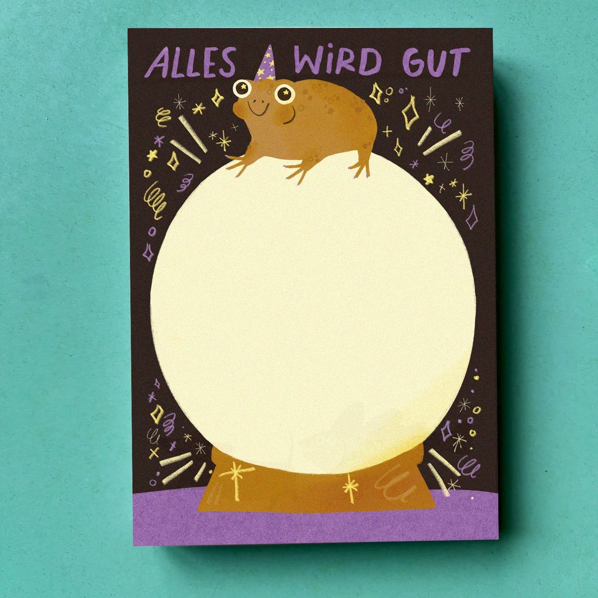 Notizblock "Alles wird gut" von Slinga Illustration