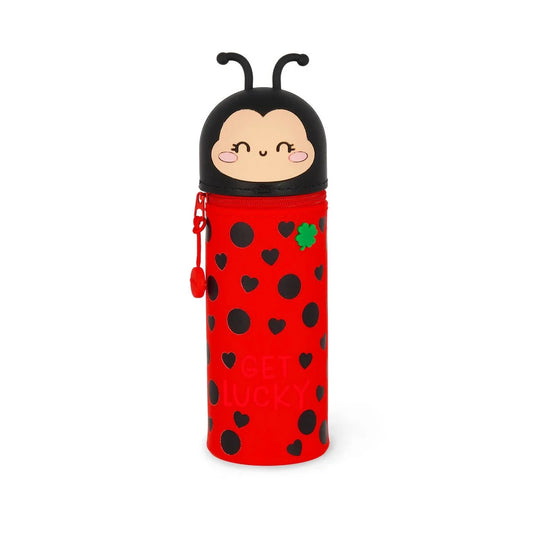 2-in-1 Federmäppchen "Ladybug" mit Marienkäfer-Motiv von Legami