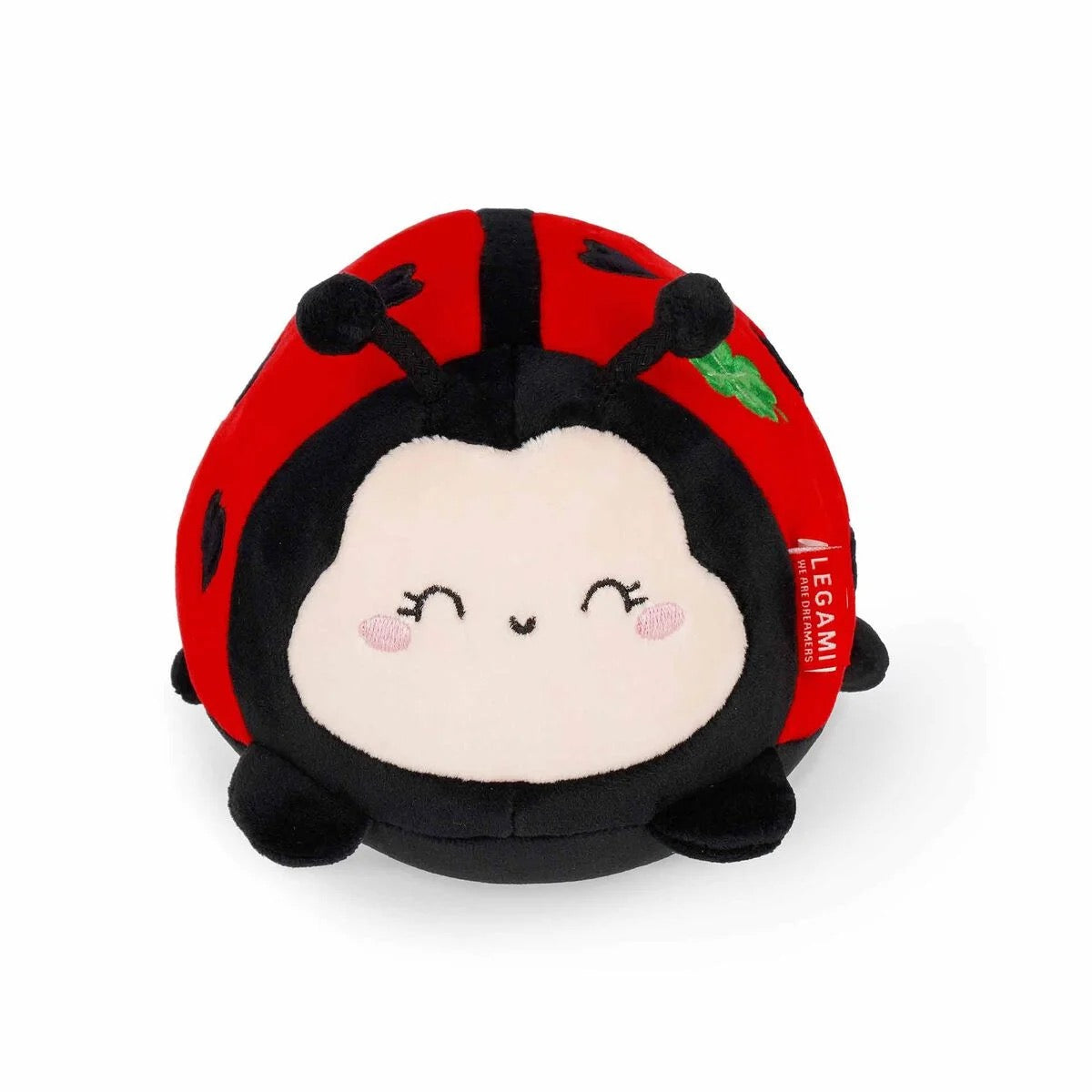 Zachte pluche knuffel "Lieveheersbeestje" van Legami, 14 cm