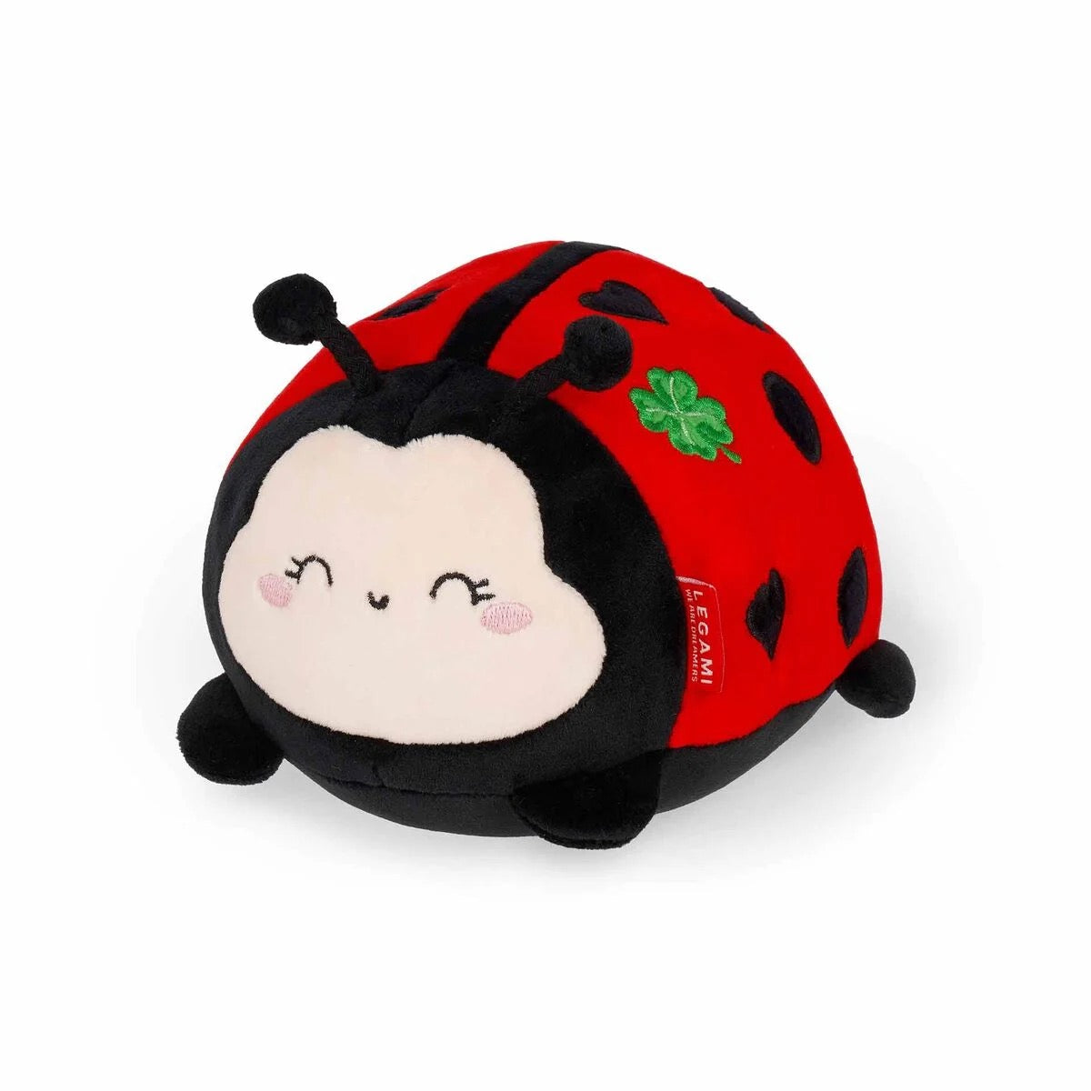 Zachte pluche knuffel "Lieveheersbeestje" van Legami, 14 cm