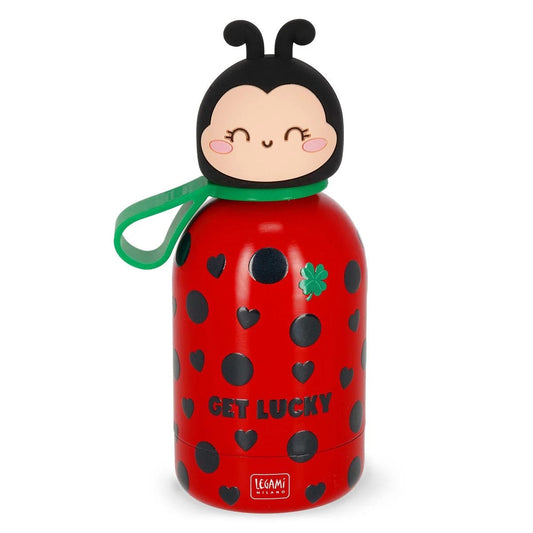 Thermosflasche für Kinder "Ladybug" mit Marienkäfer-Motiv von Legami