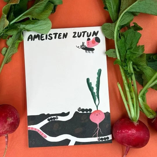 Notizblock "Ameisten zu tun" von Slinga Illustration