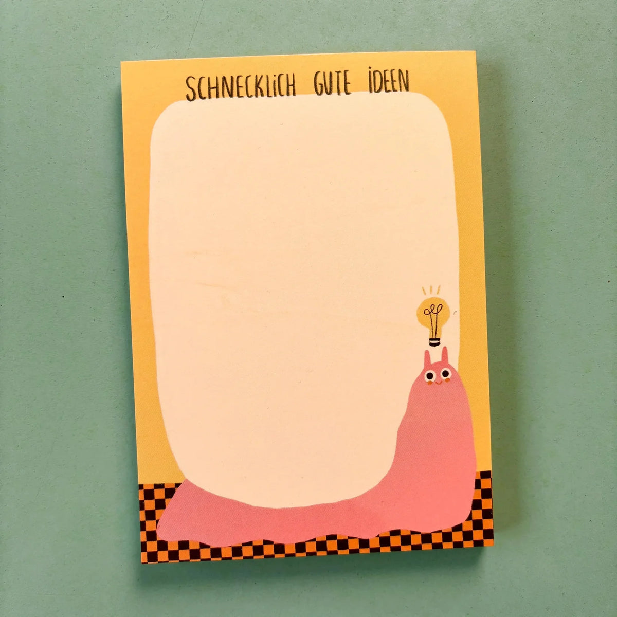 Notizblock "Schnecklich gute Ideen" von Slinga Illustration