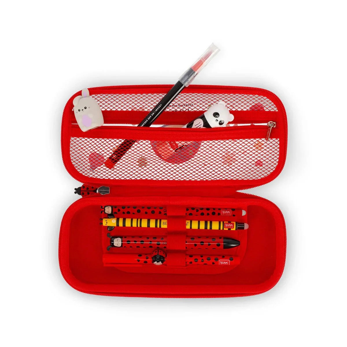 Transparant hard etui met lieveheersbeestje van Legami