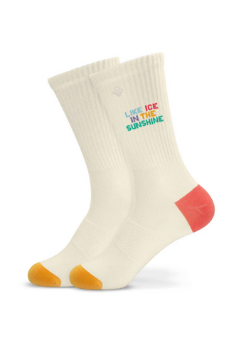 Tennissocken "Like ice in the sunshine" von J. Clay für Frauen und Männer